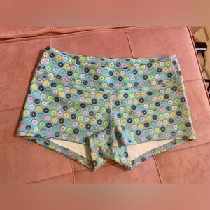 Compete Every Day blue Donut CrossFit shorts, Large fit